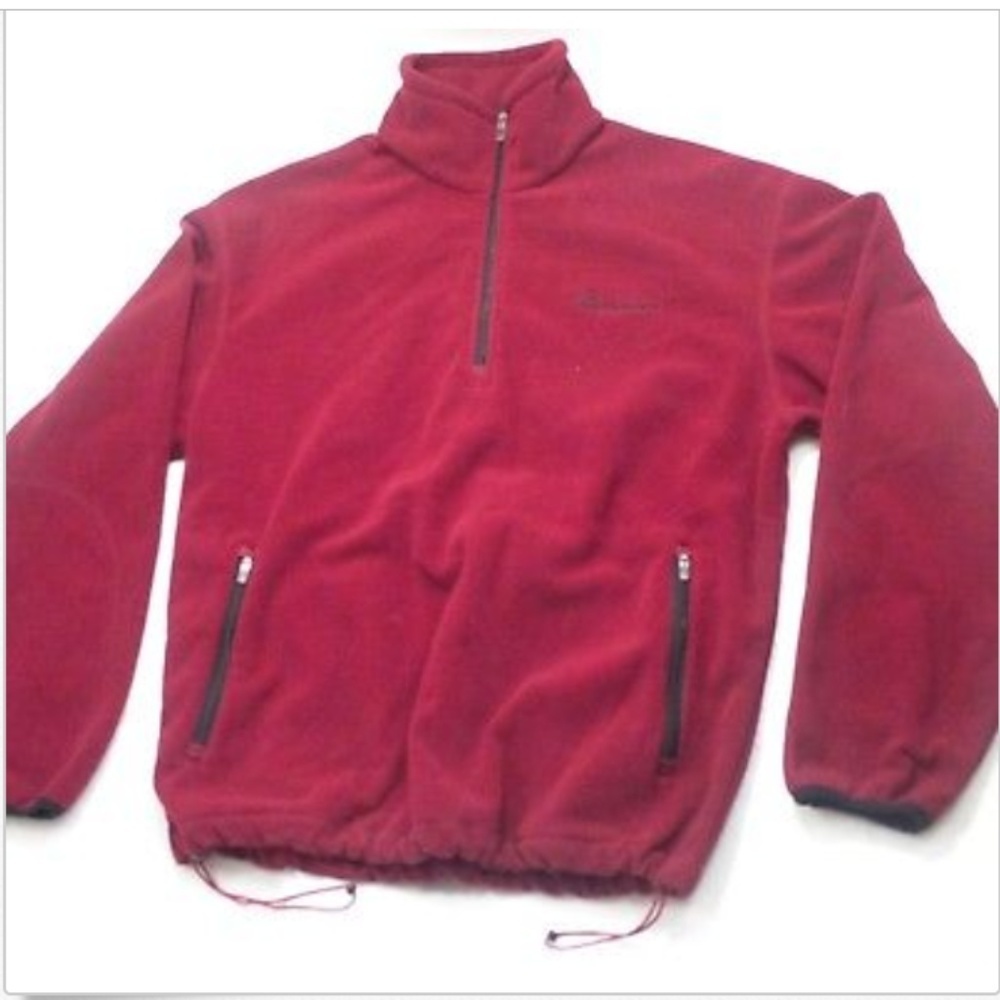 North Bay Men's  Long Sleeve Fleece Embroidered Budweiser Logo Size‎ Medium